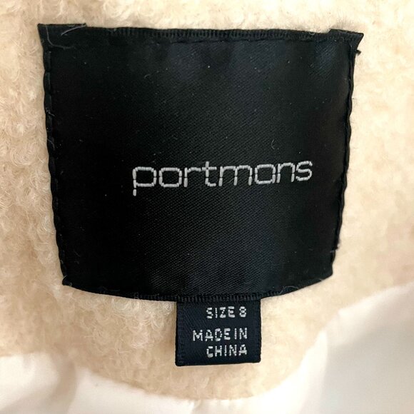 Portmans Wool Blend Boucle Coat - Picture 3 of 6